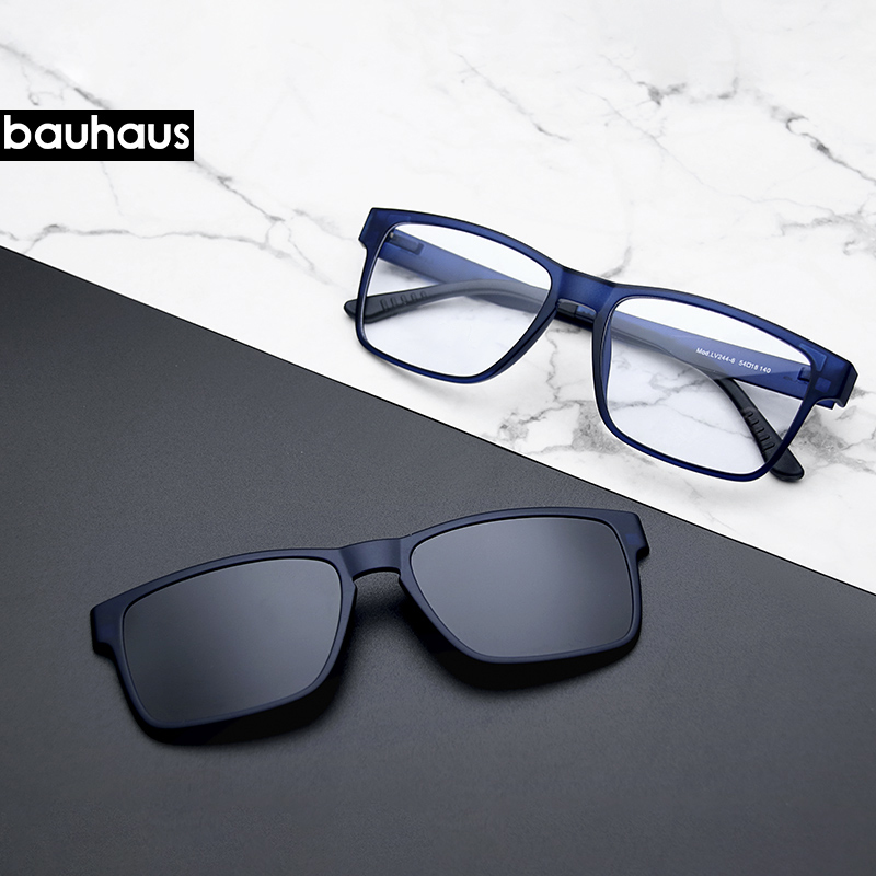High End Kwaliteit Optische Brillen Frame Clip Op Magneten Gepolariseerde Bijziendheid Bril Zonnebril Spektakel Frame Voor Mannelijke
