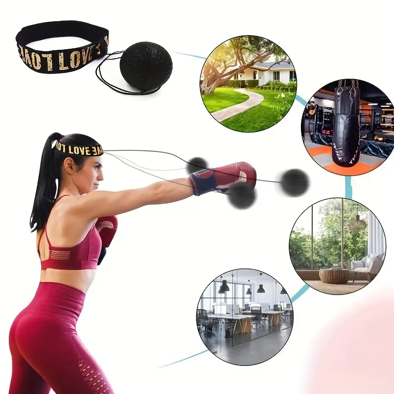 1 zestaw bokserski odruchowy Speed Punch Ball, Sanda Boxer, podnoszący siłę reakcji trening oczu, stresujące ćwiczenia bokserskie na siłowni
