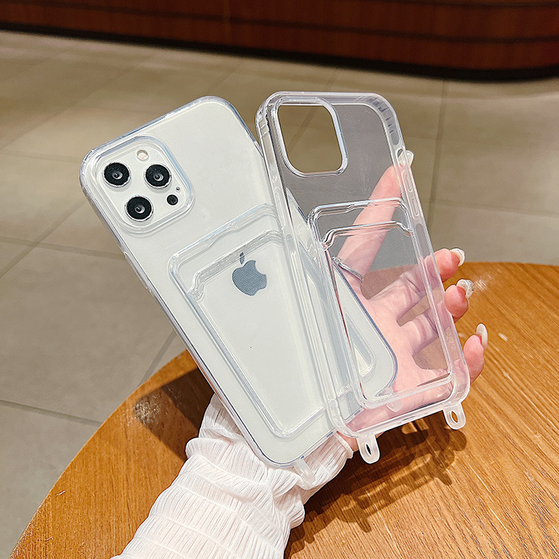 Прозрачный противоударный чехол для телефона iPhone 17 Air 16 15 Pro Max 14 13 12 11 X XR XS 6 7 8 Plus с прозрачным мягким чехлом с кольцевым отверстием