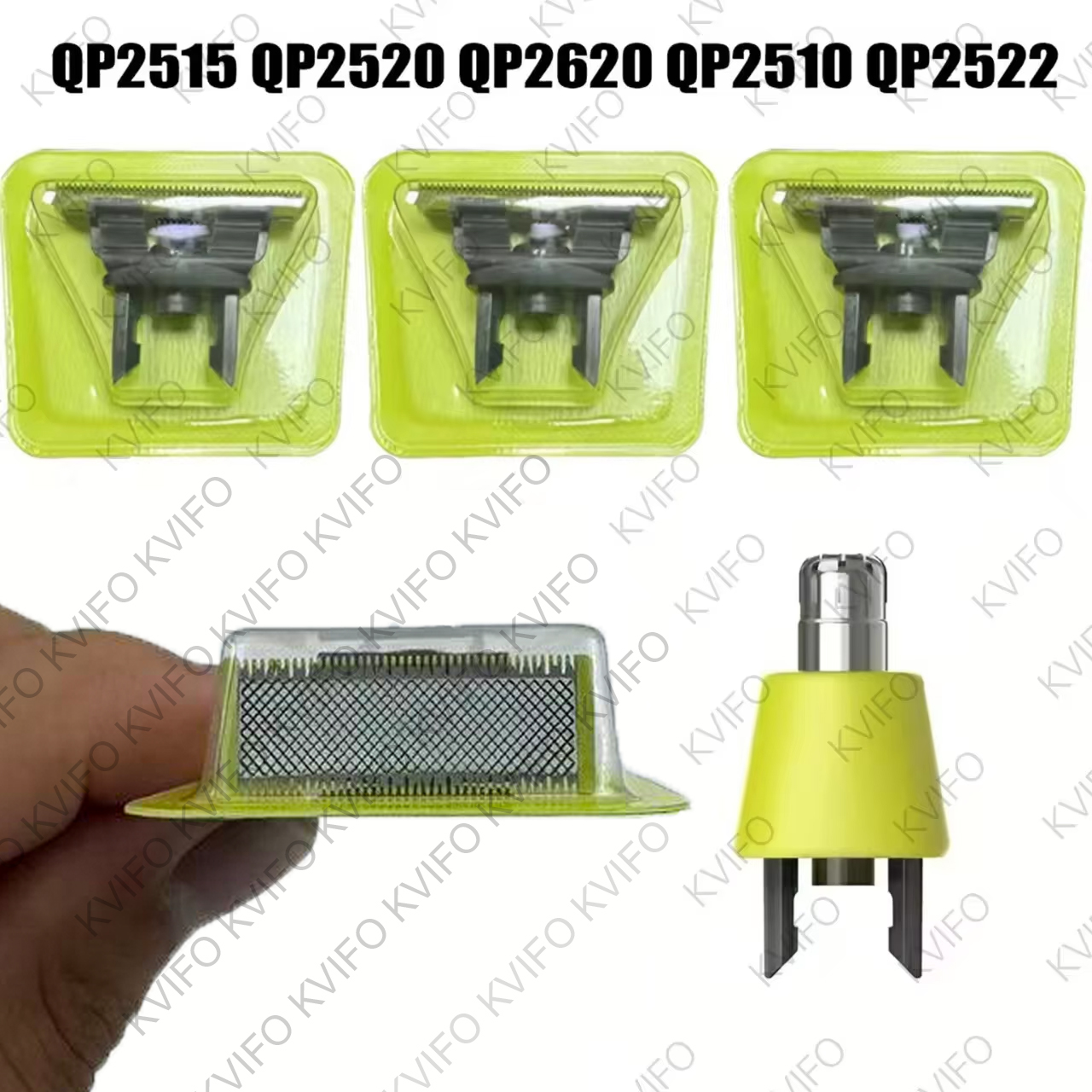 1/2/3/4 Uds. Buena cuchilla de repuesto para afeitadora de barba, cabezal recortador Compatible con QP y 2520/2530 2630 6510 6520 2523 One & Blade