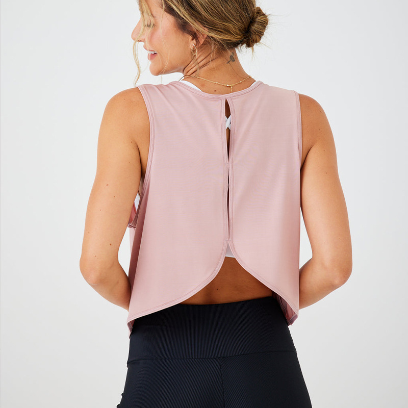 Verão respirável racerback yoga tank tops mulheres treino ginásio colete de fitness secagem rápida correndo esporte sem mangas camisas personalizar