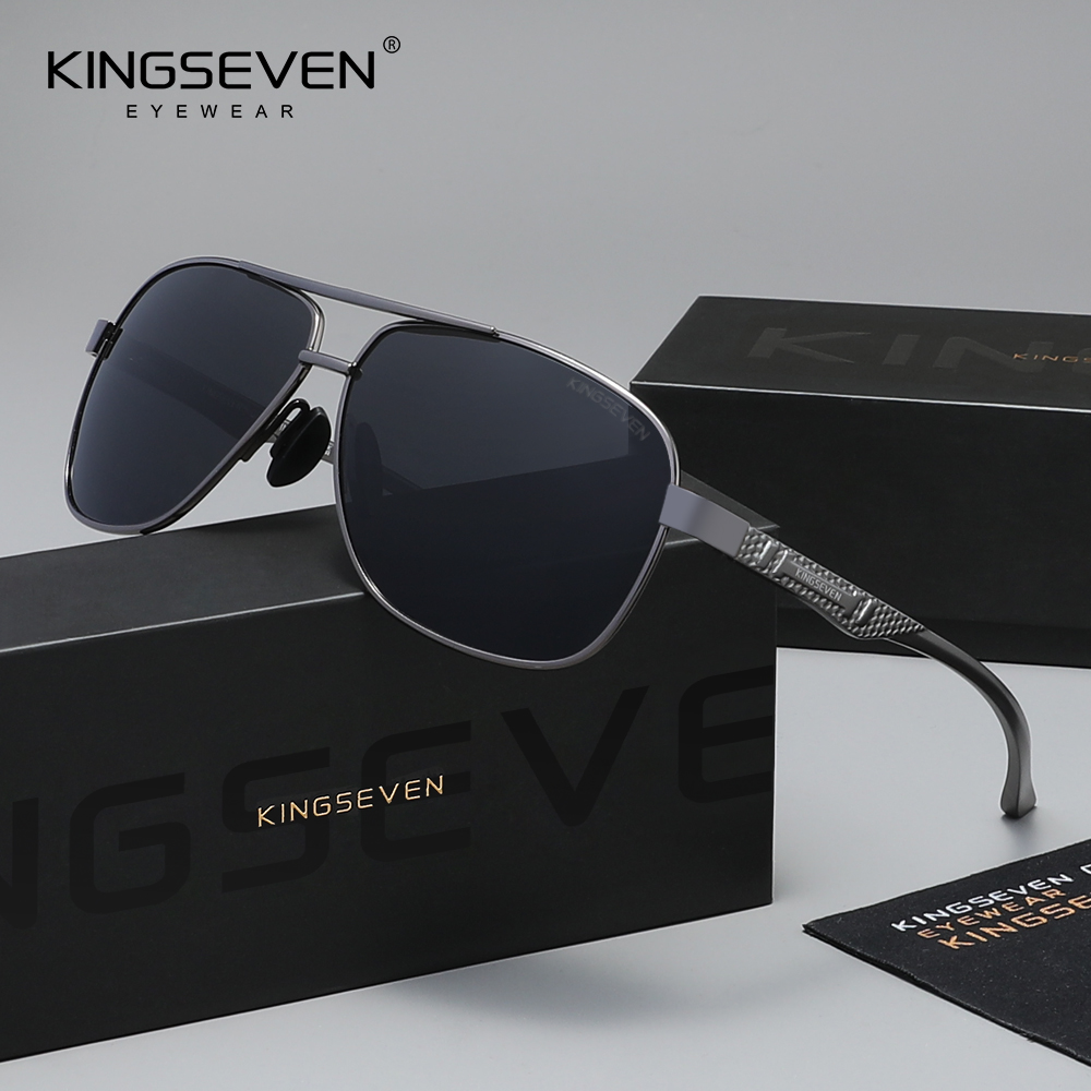KINGSEVEN Classic Men's Vintage Sports Sunglasses Polarized UV400 Outdoor Driving Sun Glasses For Women