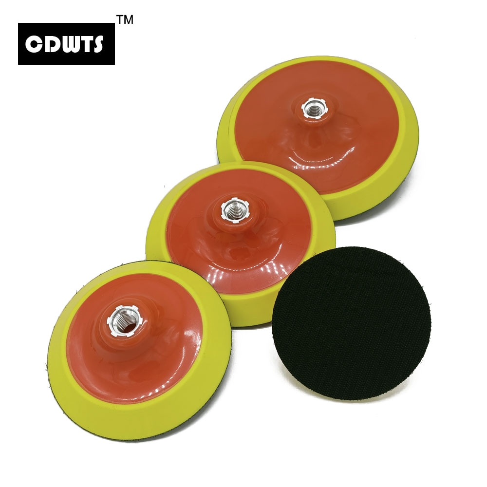 4/5/6/7 inch Steunplaat M14 M58 Schuurpad Backer 100/125/150/180mm Plastic Backer Pads Voor Grinder Machine en Polish Pads