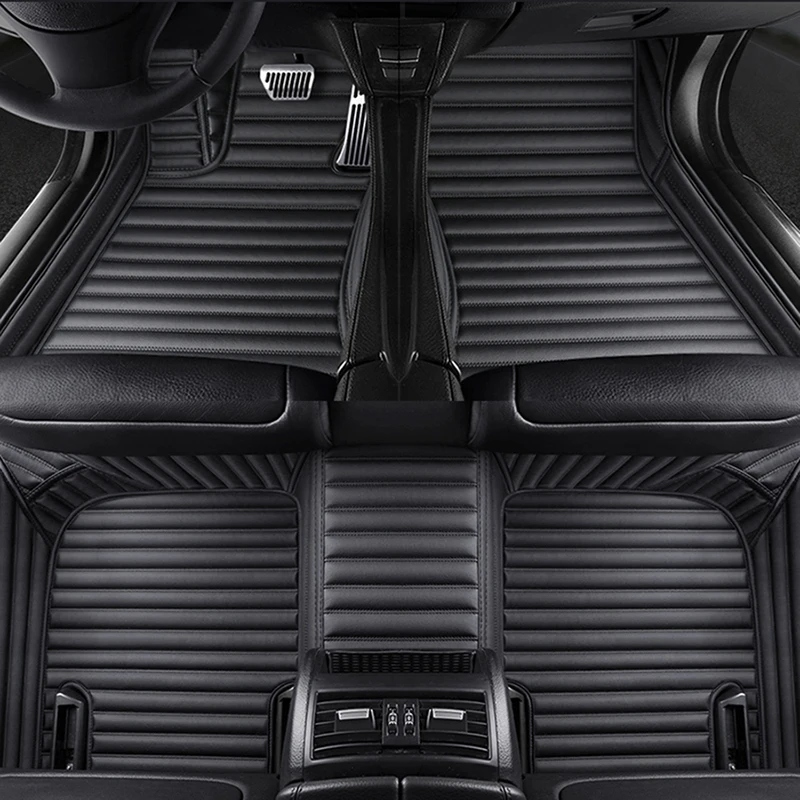 Tapis de sol de voiture 5D en cuir NNordz à rayures personnalisées, accessoires intérieurs, BMW Série 6, F12, F13, 2010-2018, G32, ight2017-2023