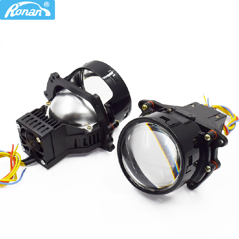 RONAN – lentille de phare Led 3.0 pouces, 45W Bi, deux réflexes, 2000LM, 5500K, pour Hella 3R G5 Hi Lo Beam, mise à niveau, rénovation