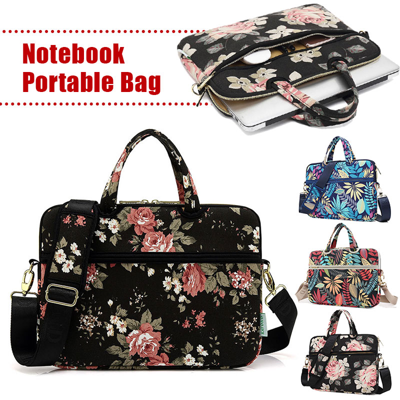 13/14/15 Cal moda damska odporna na wstrząsy teczka torba na laptopa odpinany pasek na ramię torba Crossbody Business PC torebka Case mężczyźni
