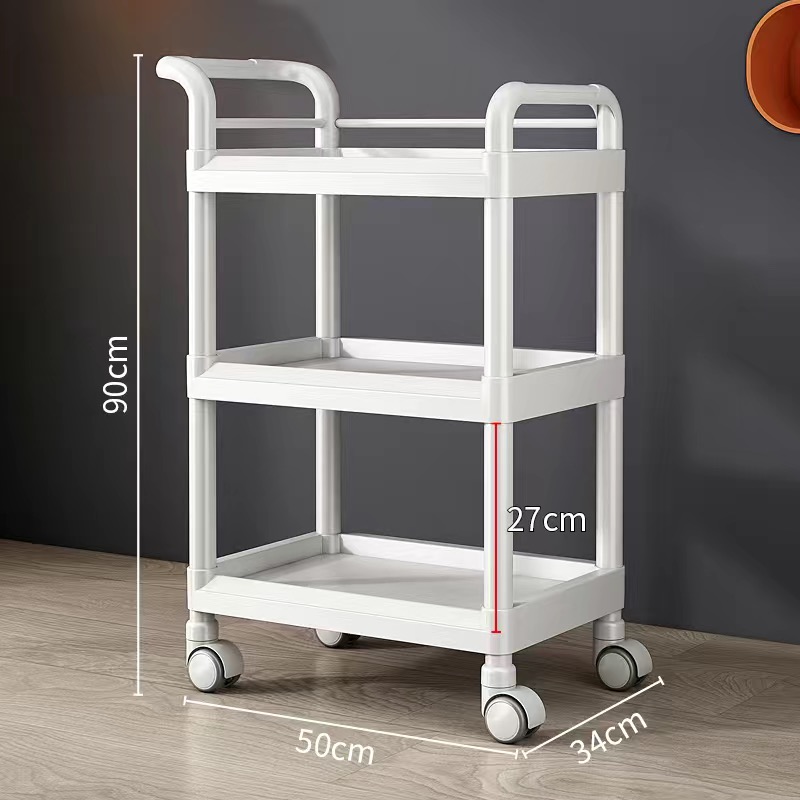 Ferramenta Estética De Beleza Transparente Carrinho De Onda, Móveis De Salão De Salão, Carrinho De Hospital, Mini Unidades De Barbeiro, Armário De Unhas