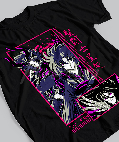 T-shirt Anime Caballeros del Zodiprogressif, Saga de Hadès