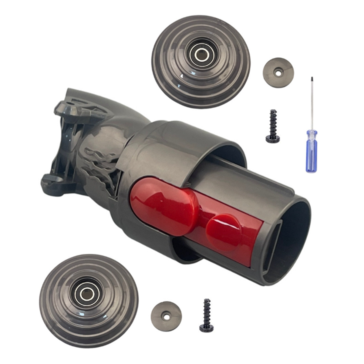 BABQ dla Dyson V7 V10 V11 V15 akcesoria do odkurzaczy 100W napęd bezpośredni głowica ssąca Adapter złącza + koło V-Ball