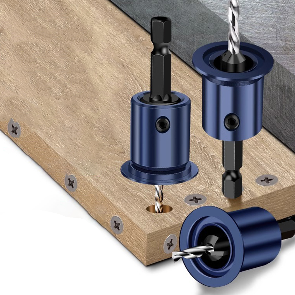 1Pcs 8Mm Schachtboor Kern Begrenzer Verzonken Boren Router Bit Staal Houtbewerking Gereedschap Perser Verzonken Boor Bit