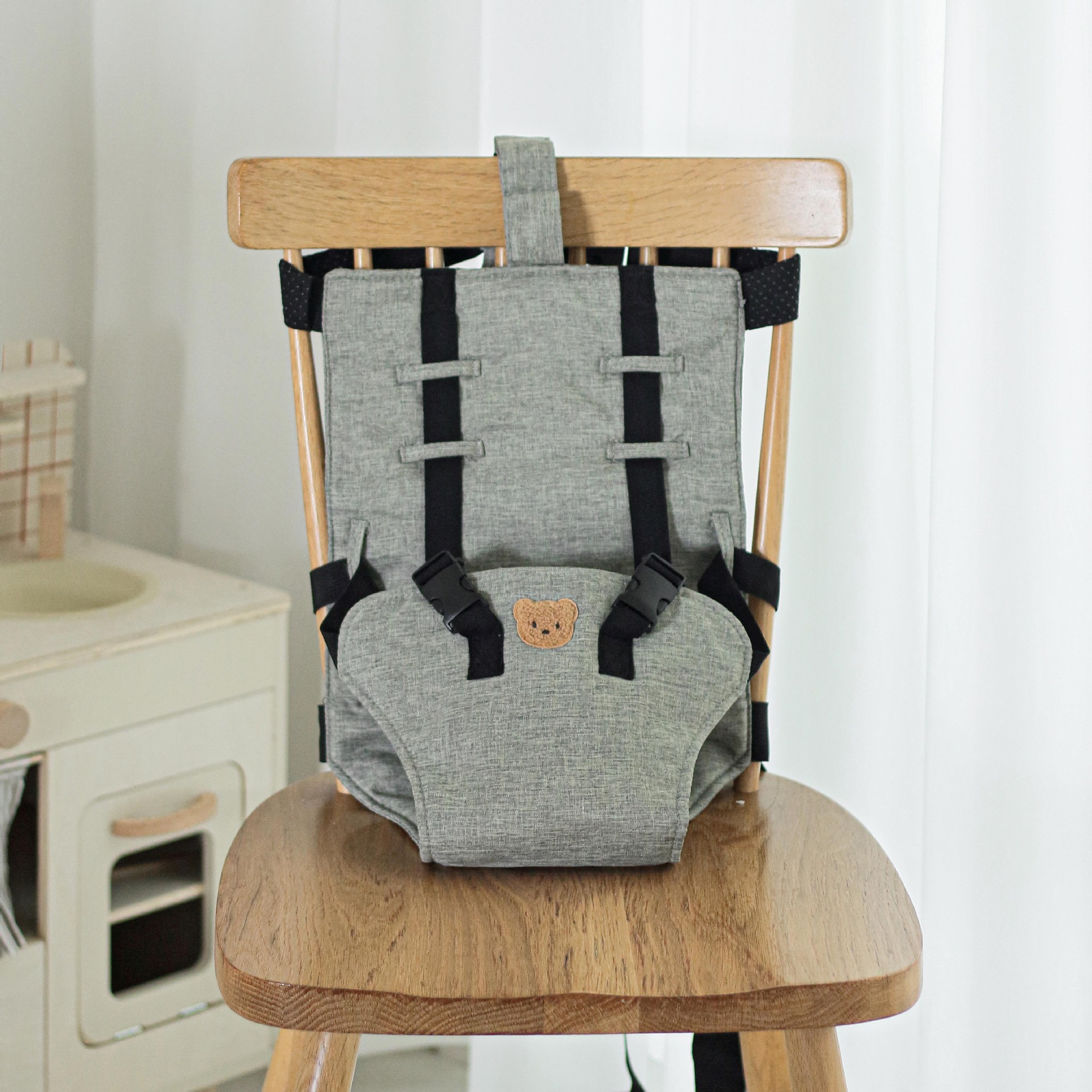 Baby Dining Chair Safety Belt Strap, Portátil, Viagem, Lavável, Cobertura de alimentação, Anti-queda