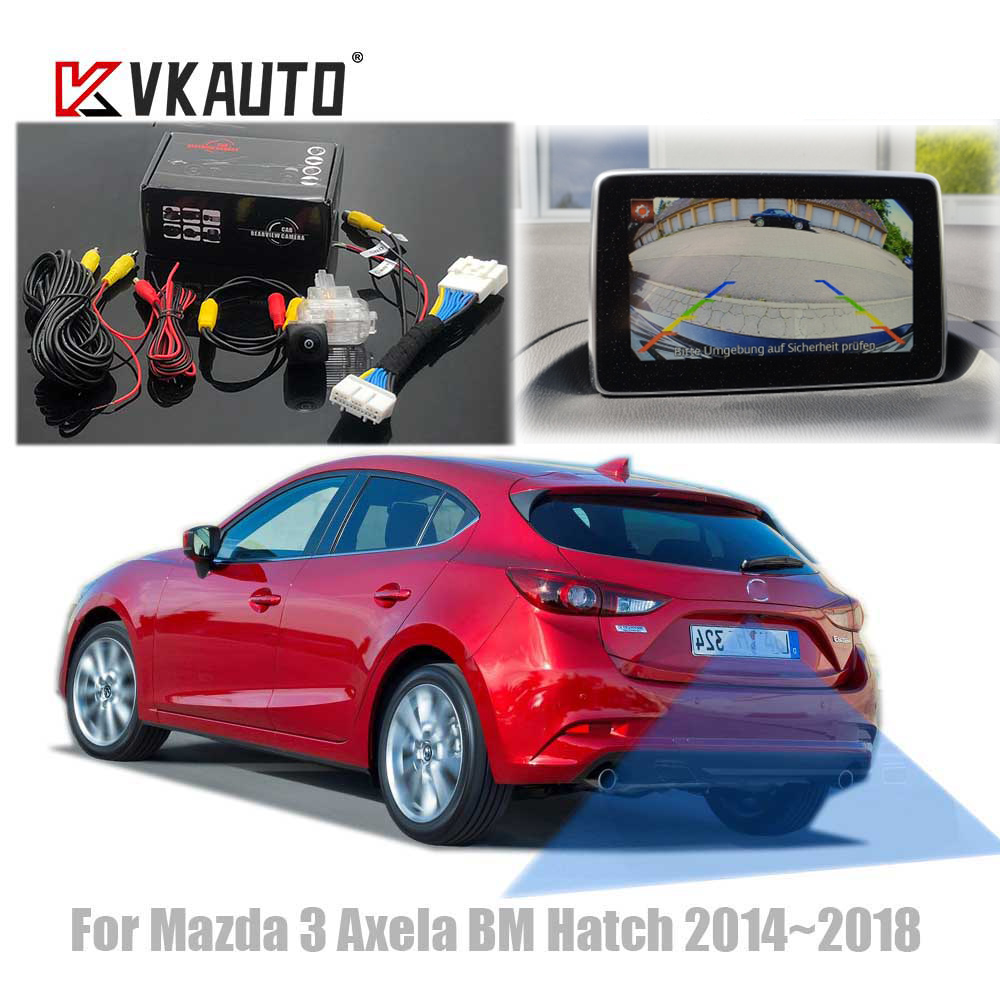 Vkauto для Mazda 3 Mazda3 хэтчбек BM BN 2014 ~ 2018 для Mazda подключение дополнительное Резервное копирование Парковочная камера C20 контакты кабель адаптера