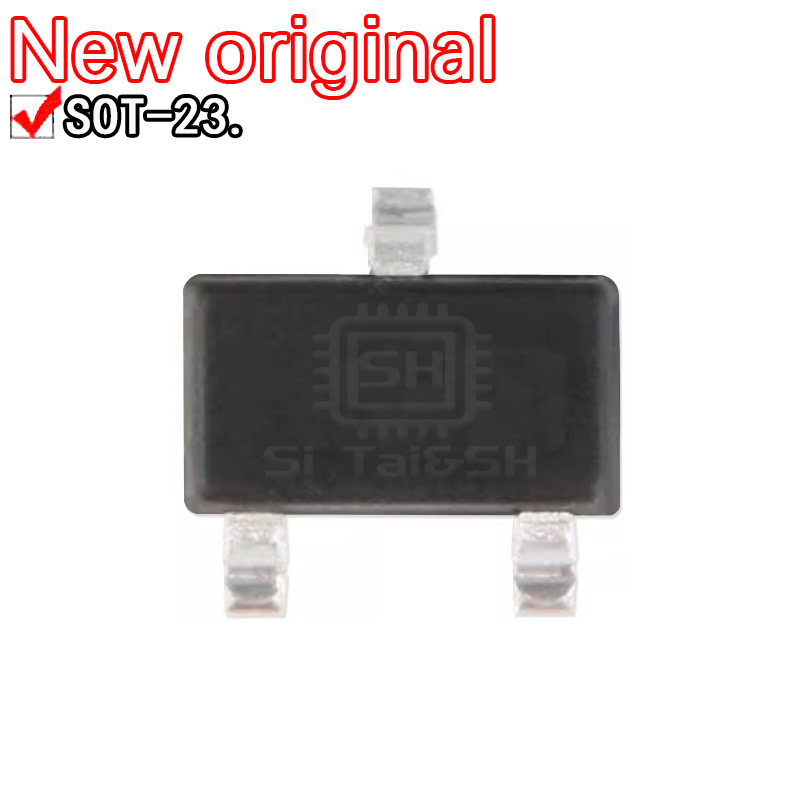 20PCS DTC143ZCA E23 Schwarze Kunststoff-Schutzhülle für SOT-23 NPN 50V0.1A