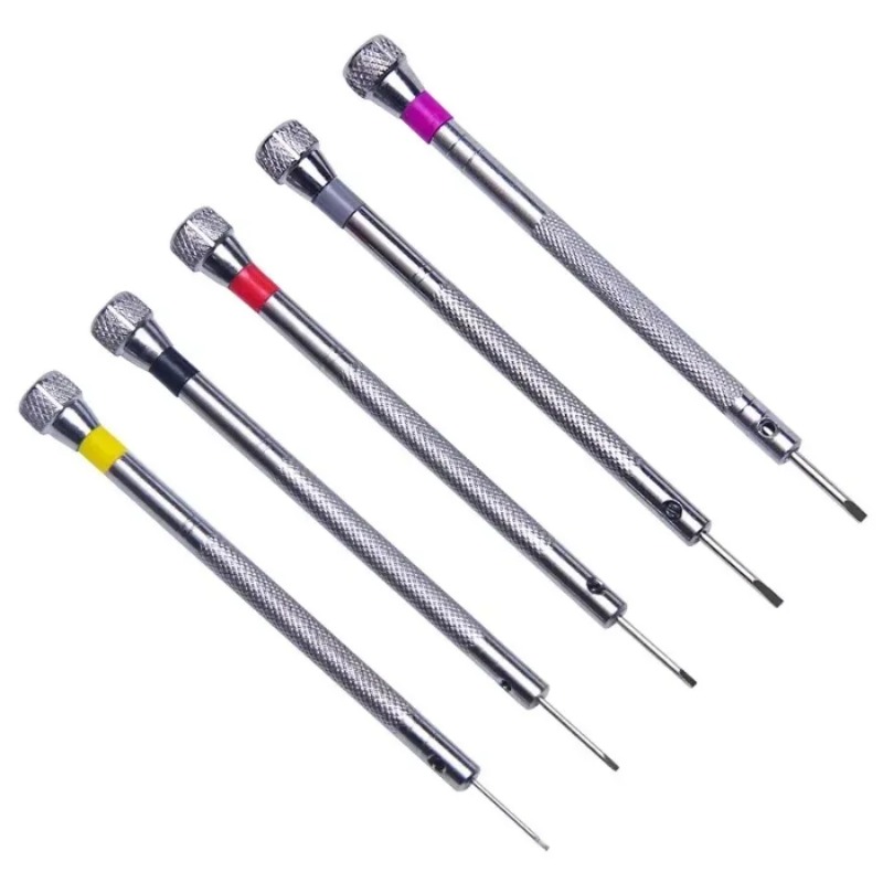 0,8–1,6 mm Stahl-Schraubendreher, Uhrenreparaturwerkzeug, tragbare Bandentfernung, Mini-Link-Stifte im Lieferumfang enthalten, Uhrmacher-Ausrüstung