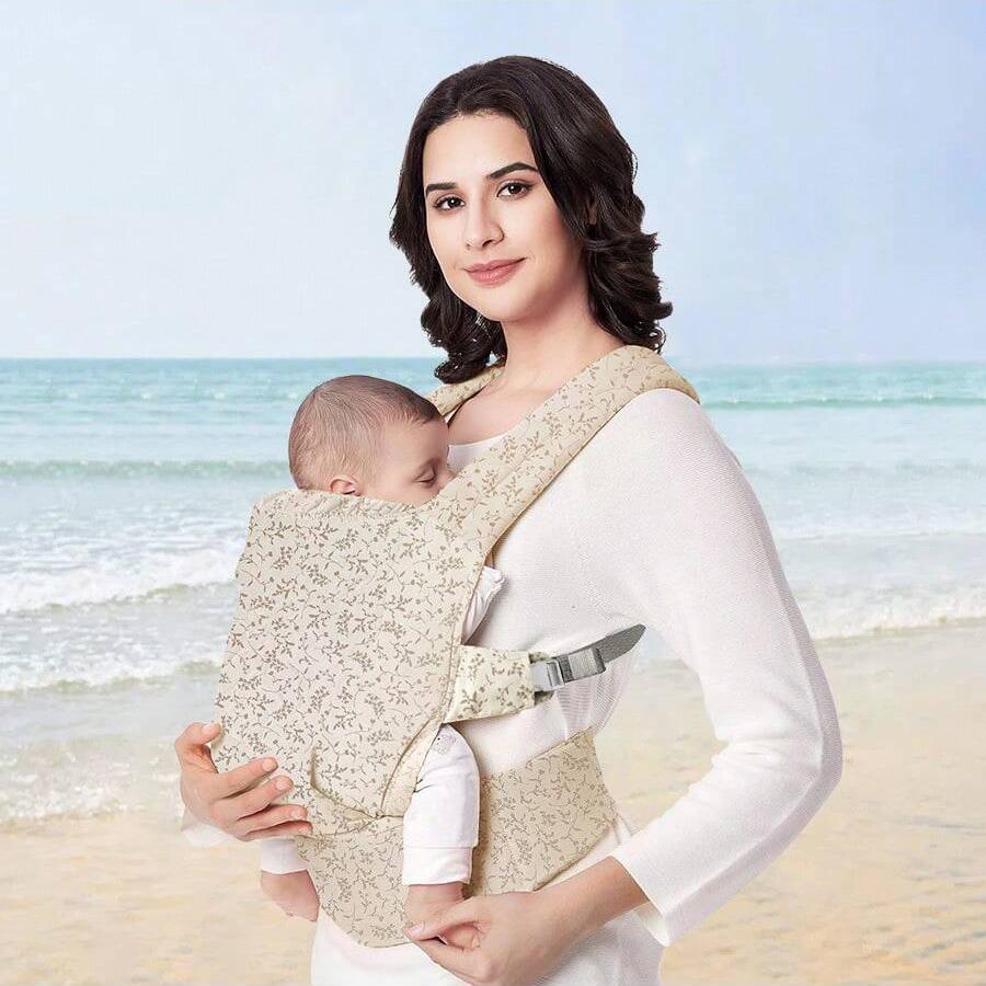 Marsupio da 1 pezzo, marsupio multifunzionale 4 in 1, comode cinghie anteriori e posteriori regolabili, portatile e adatto per tutte le stagioni, uno strumento salva-lavoro per le madri a tenere ai bambini a mani libere