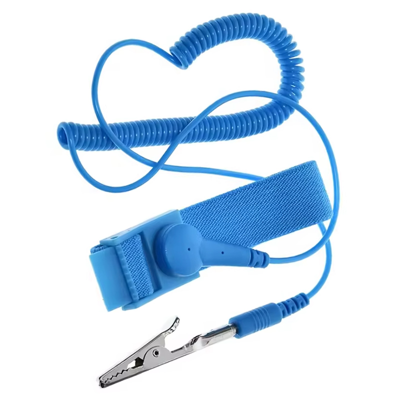 Bracelet antistatique ESD, câbles de décharge à Clip sans fil pour outils de travail de réparation électronique