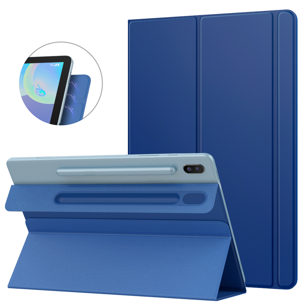 Etui Smart Folio do Samsung Galaxy Tab S6, magnetyczna podstawka z uchwytem na ołówek do Tab S6 2019 10,5 cala Auto Sleep Wake