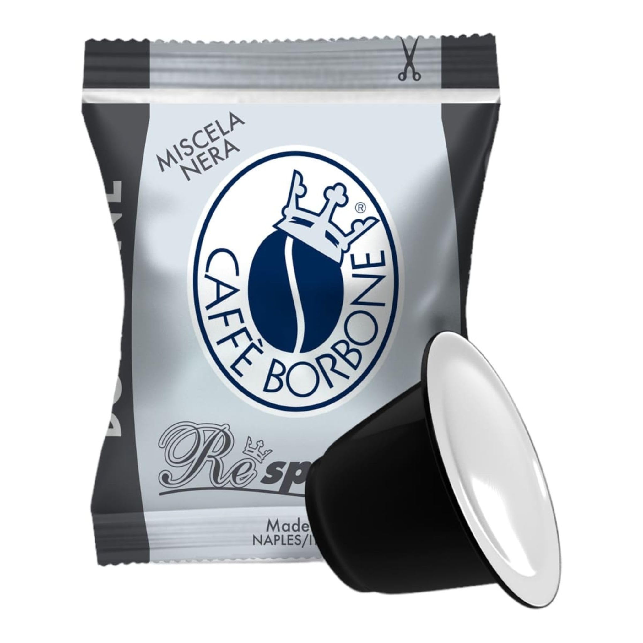 Café Bourbon Respresso, mélange noir-200 capsules, Compatible avec les Machines domestiques Nespresso ® * (2 paquets de 100)