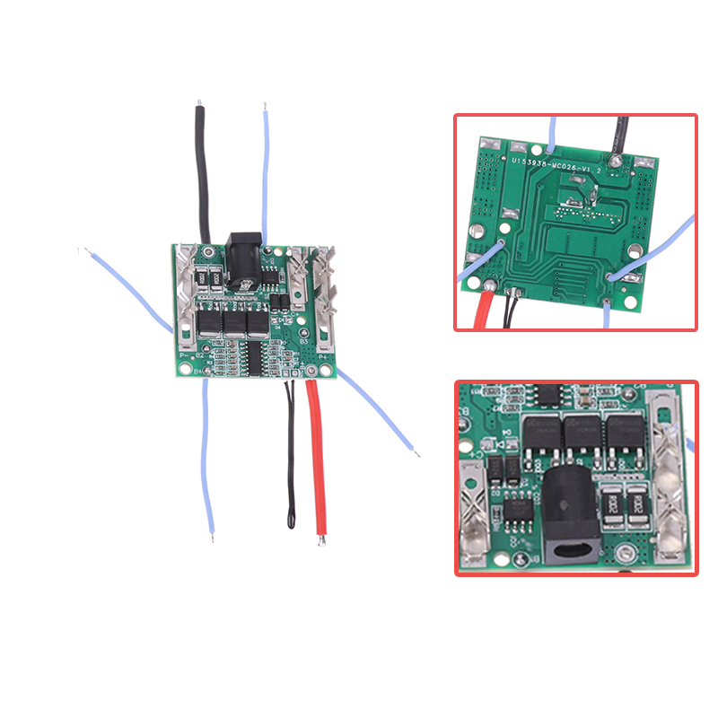 5s Bms 3MOS/2MOS 21V Lithiumbatterij Oplaadbeschermingskaart Accessoires voor elektrisch gereedschap