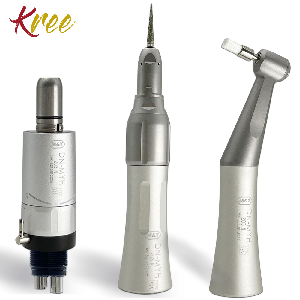 FX Handpieces ทันตกรรมความเร็วต่ํามอเตอร์อากาศคุณภาพสูงมุมตรงหัวอุปกรณ์มืออาชีพสําหรับทันตแพทย์