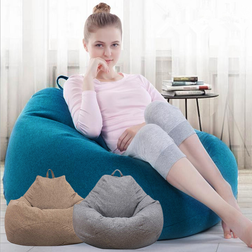 Housses de chaise de canapé sans remplissage, pouf, canapés paresseux, salon, chambre à coucher, siège de chaise longue hypothécaire ami, Fruniture