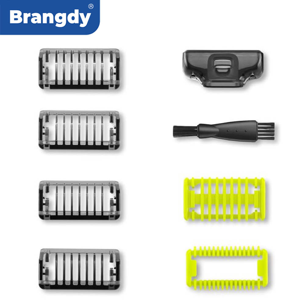 Brangdy Guide peigne gardes pour Philips une lame QP2520 QP2530 QP2620 QP2630 QP6510 QP6520 QP6531 tondeuse à barbe électrique