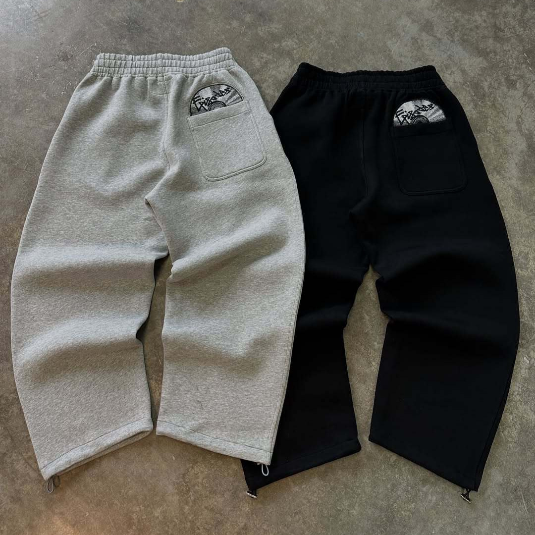 Pantaloni sportivi ricamati stile street alla moda Pantaloni casual autunno inverno Personalità versatile Coppia Pan