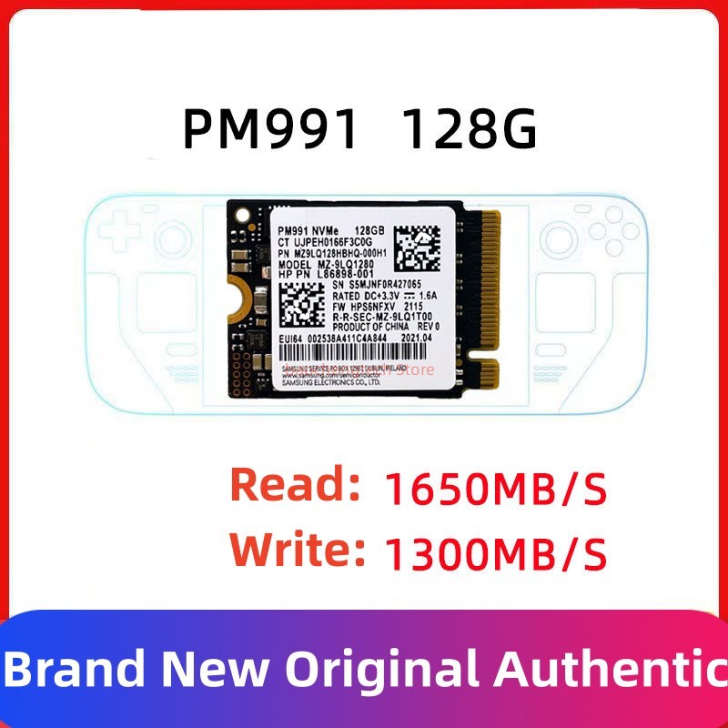 New PM991 M.2 128G 2230 Nvme handheld device expands Steam deck hard drive  PCIe3.0  4.0 x4