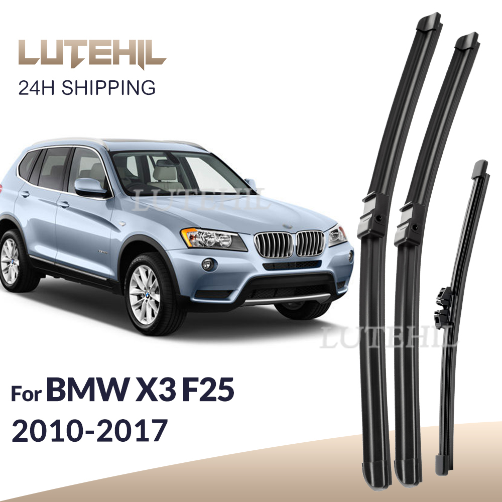 Do BMW X3 F25 2010-2017 2011 2012 2013 2014 Wycieraczki przednie i tylne Wycieraczki przedniej szyby Szczotki szyby przedniej 26"+20"+13"