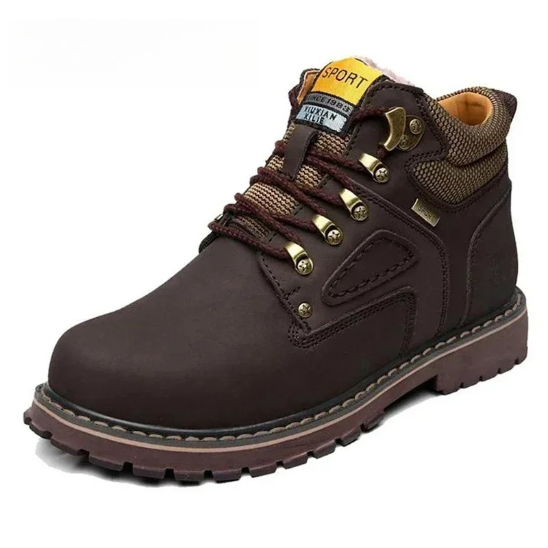 Zapatos de senderismo para hombre, botas de caza impermeables, botines tácticos de combate en el desierto, zapatos de Trekking para mujer, zapatillas de trabajo de cuero para caminar