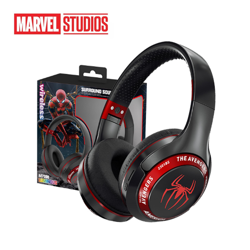 Marvel Spider Man Bluetooth Eagles Складные компьютерные беспроводные наушники с шумоподавлением HIFI Стерео игровая гарнитура