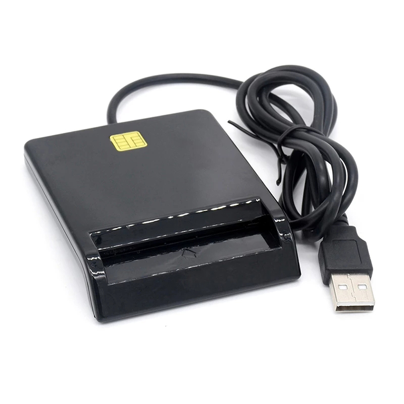 Czytnik kart inteligentnych USB X01 IC/ID EMV do kart bankowych, wysoka jakość, kompatybilny z systemami Windows 7/8/10 i Linuxem, USB-CCID ISO 7816
