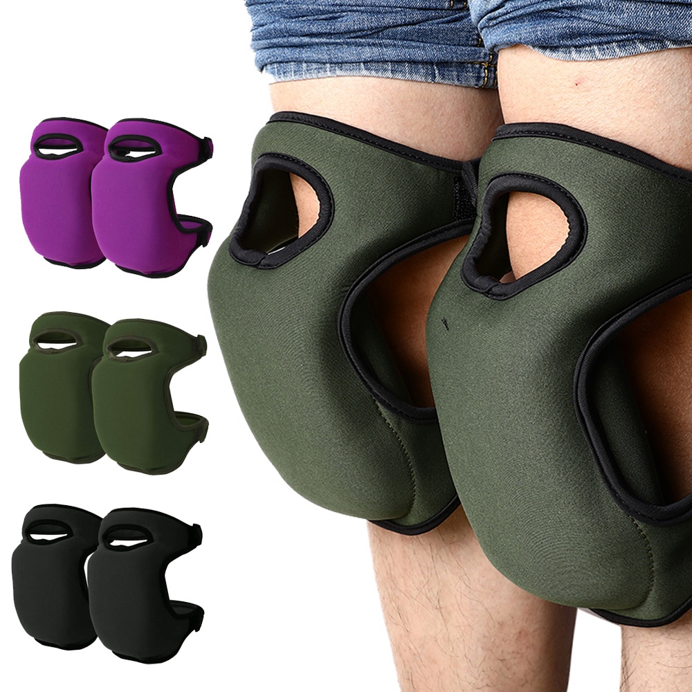 1 paire de genouillères de jardinage antidérapantes, protection des genoux, coussin de protection, genouillère douce pour le jardinage, le travail de nettoyage, le gommage des sols