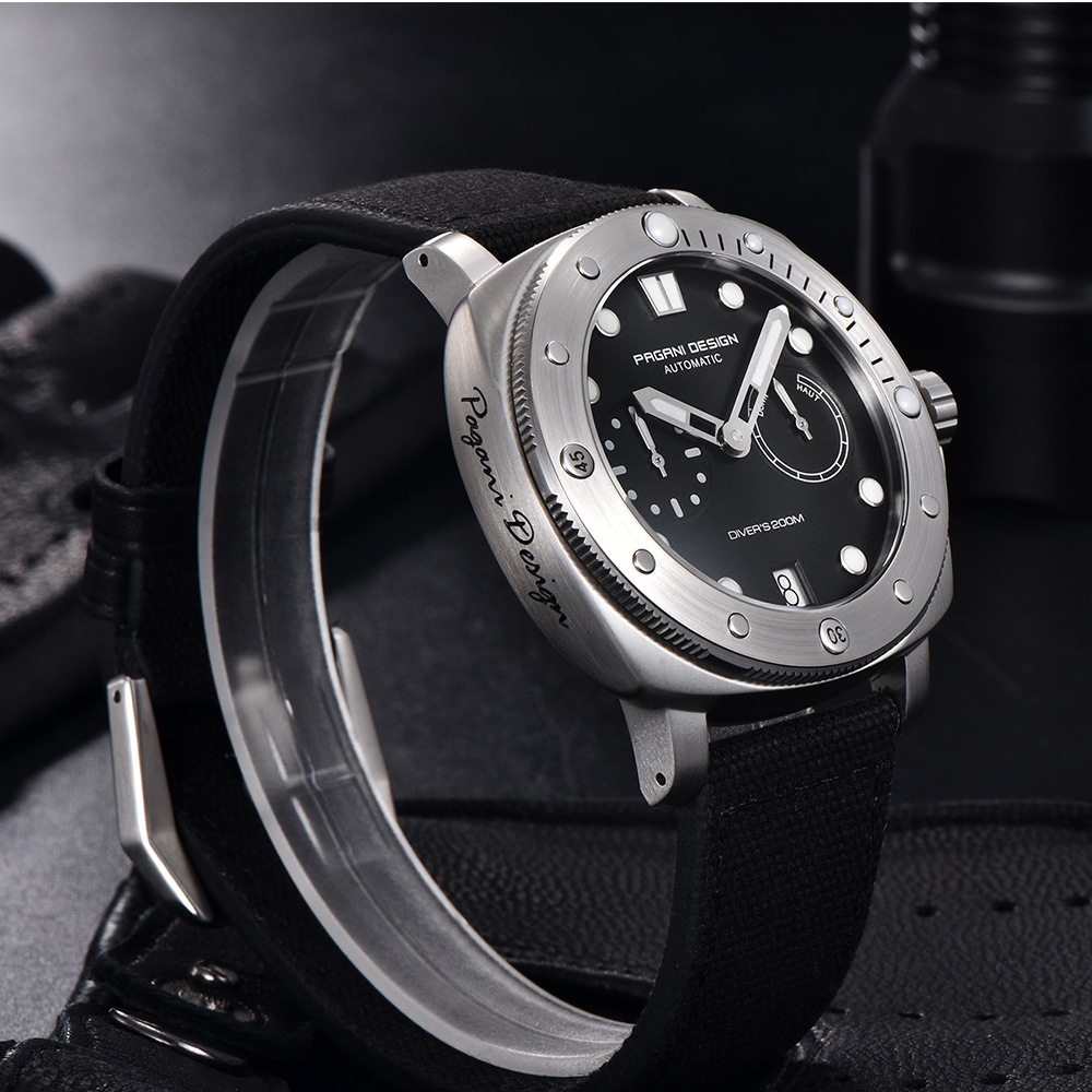 2023 pagani design nova moda e high-end masculino relógio de pulso mecânico aço inoxidável vidro safira 20bar à prova dwaterproof água relógio masculino