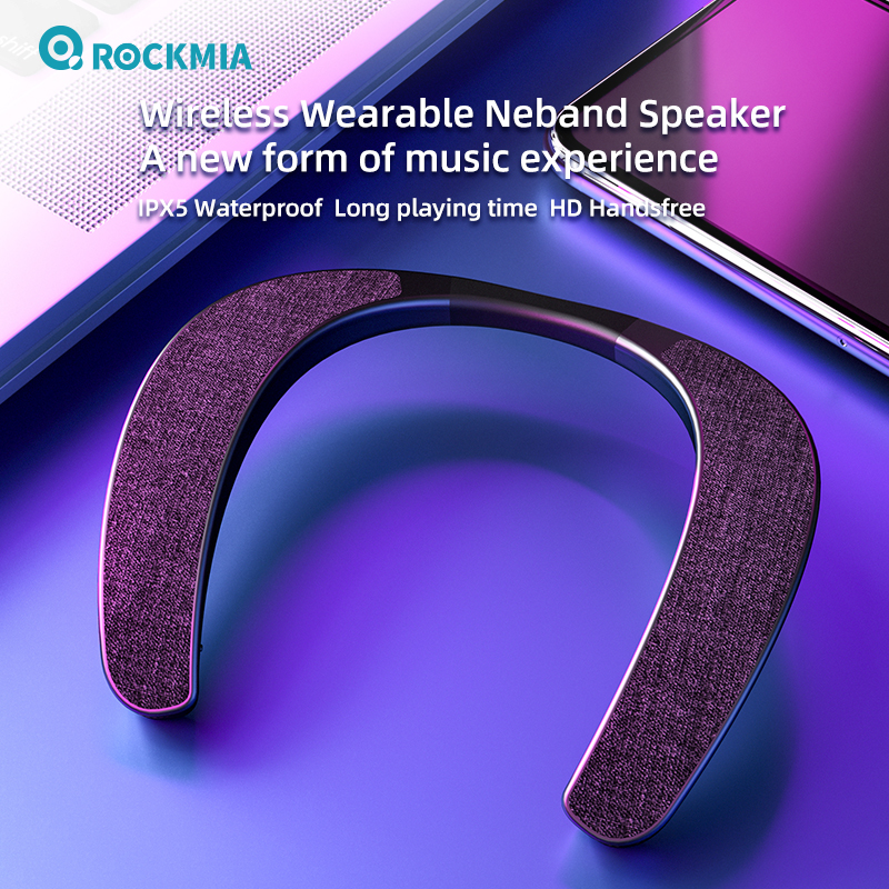 RockParagraph EBS-905 3W * 2 Haut-parleur de la présidence portable kband Bluetooth 5.0 Mains libres Oreille pour jeu TV Jouer à la maison Utilisation extérieure Carte TF
