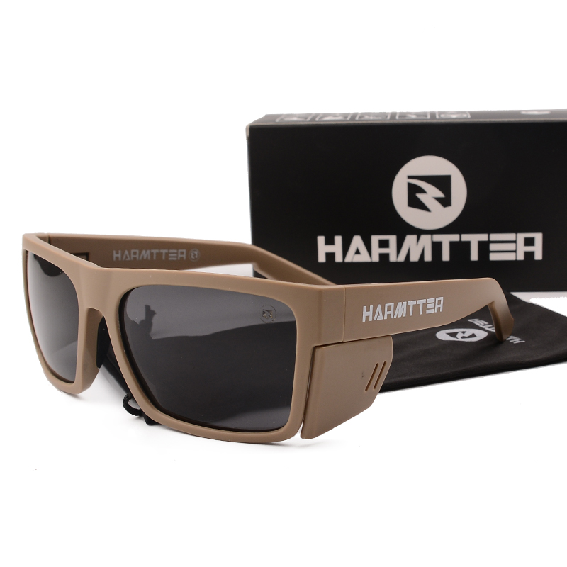 HARMTTER Mode gepolariseerde zonnebril voor heren en dames Fietsbescherming UV-bescherming Sportzonnebril Z87 HA8806