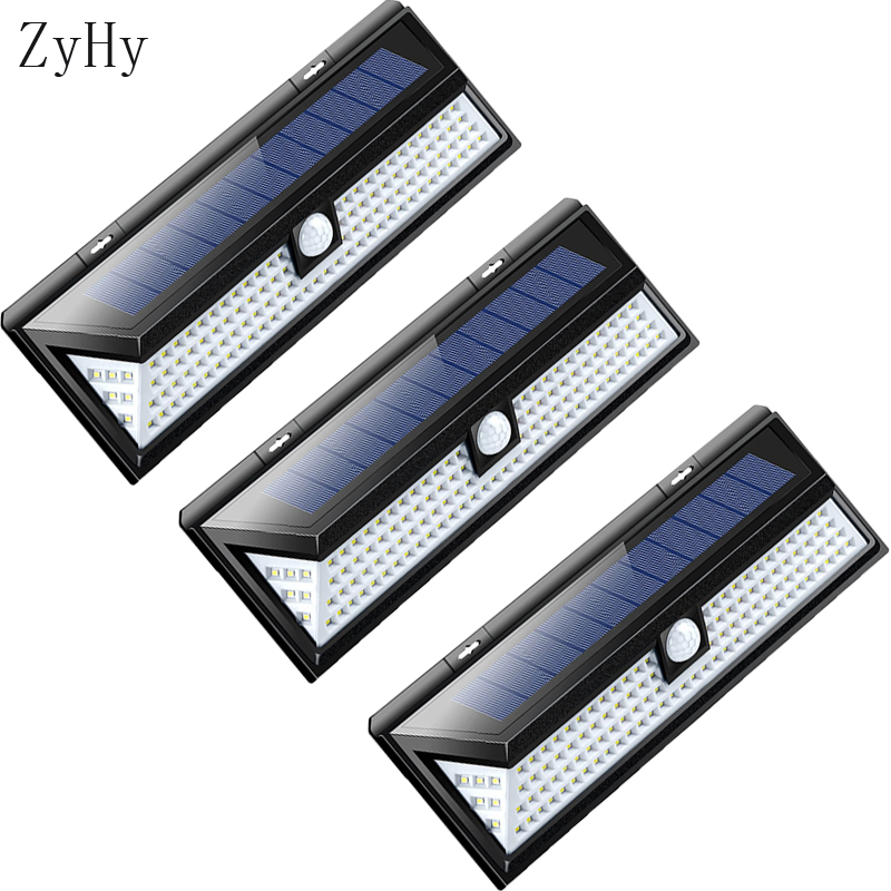 Kinkiet solarny LED z czujnikiem zewnętrznym LightWall Light 118 świateł 4400mAh Mocne oświetlenieLampka z czujnikiem słonecznymDo dekoracji ogrodu