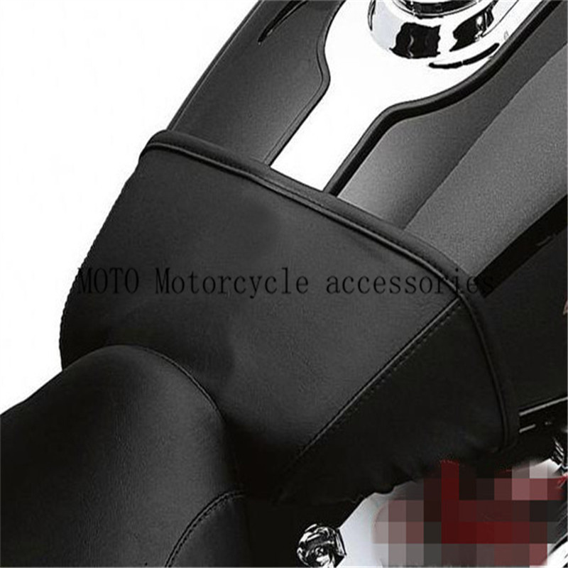 Motorfiets Tank BRA Kit PU Lederen Tank Cap Bescherm Cover Shield Voor Harley Dyna 2004-2016 2015 2014 2013 2012 2011 2010 2009
