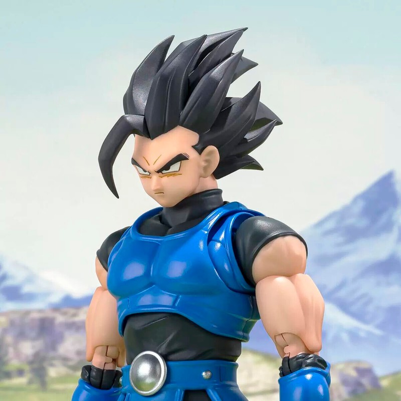 Figura d'azione articolata Dragon Ball Legends Super Saiyan Blue Shallot da 16 cm, modello da collezione anime, regalo per i fan degli anime.