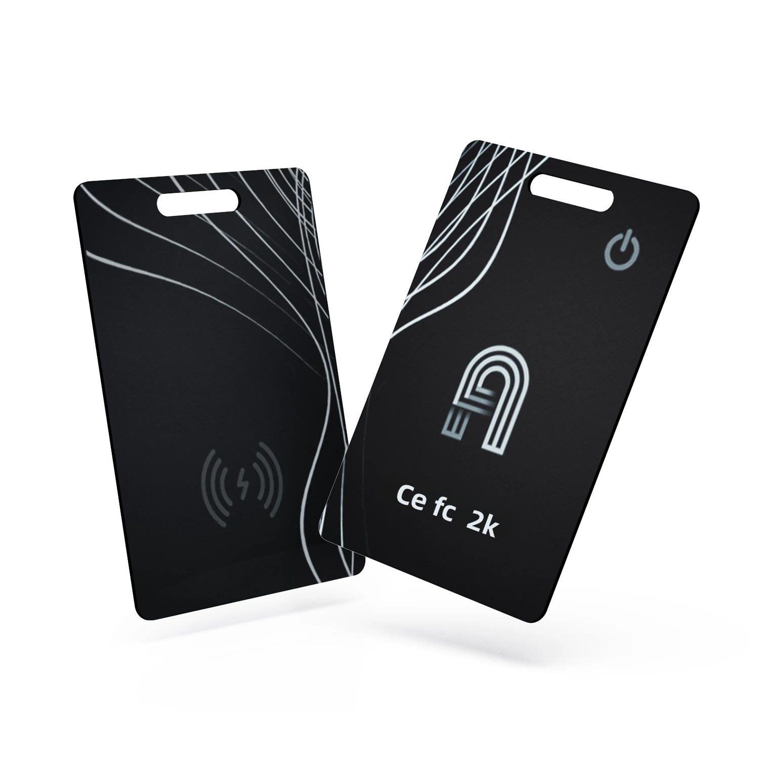 Nouvelle carte de suivi de portefeuille Bluetooth, chargement sans fil ultra fin, fonctionne avec Apple Find My (iOS uniquement), traceur d'articles étanche IP68