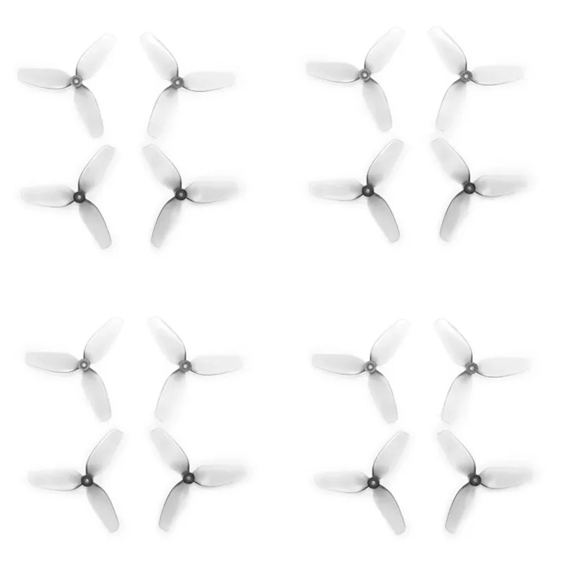 (8CW + 8CCW) HQProp 45mmx3 Grijs-poly Carbonaat-1.5mm As Hoge Kwaliteit Prop 45MM Propeller Voor Micro Whoop FPV Racing Drone Onderdelen