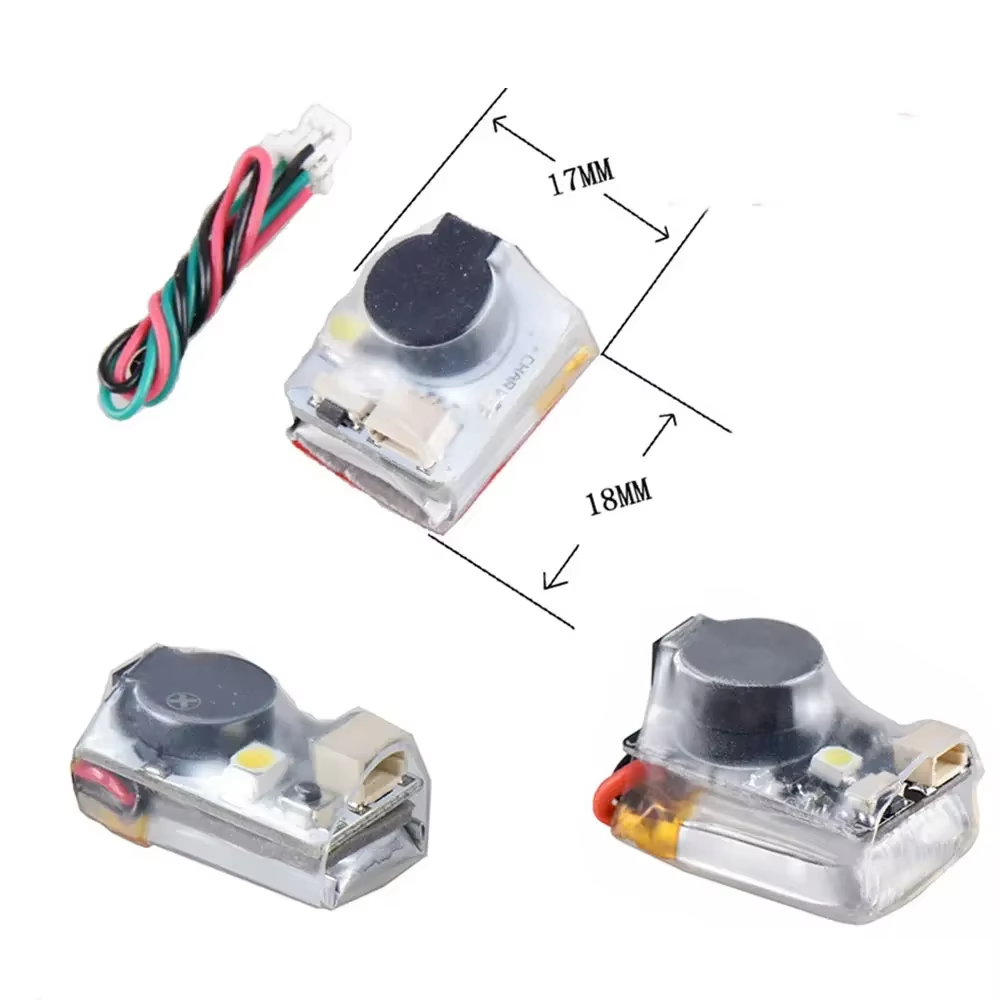 JHE42B/ JHE42B_S/ JHE20B Mini Finder 5V Super Lauter Buzzer Tracker 110dB mit LED-Buzzer-Alarm für RC FPV Drohnen-Flugsteuerung