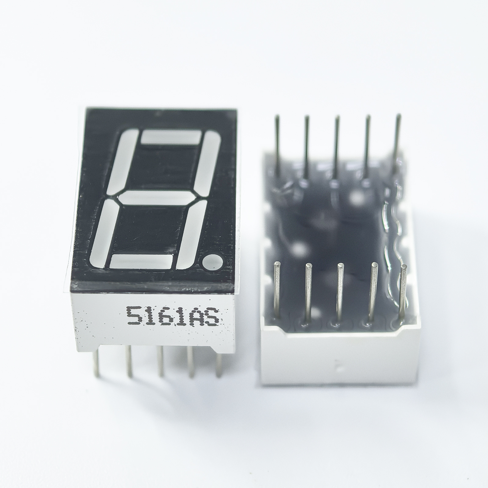 10 Uds x 0,56 pulgadas rojo blanco azul Jade verde 5161BS 5161AS ánodo común/cátodo módulo de pantalla LED de tubo Digital único