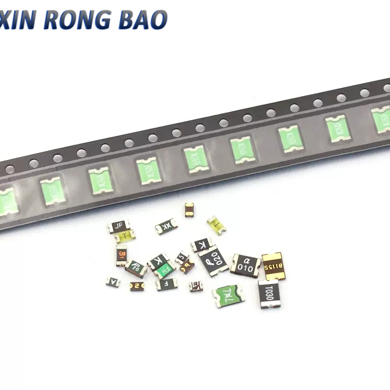 20 stücke/lot 1812 0,05 EINE 0,1 A/0,2 A/0,5 A/0,75 A/1,1 A/1,5 A/1,6 A/2A/2,6 A/3A/3,5 A SMD Rücksetzbare Sicherung PPTC Selbst-Recovery-sicherung