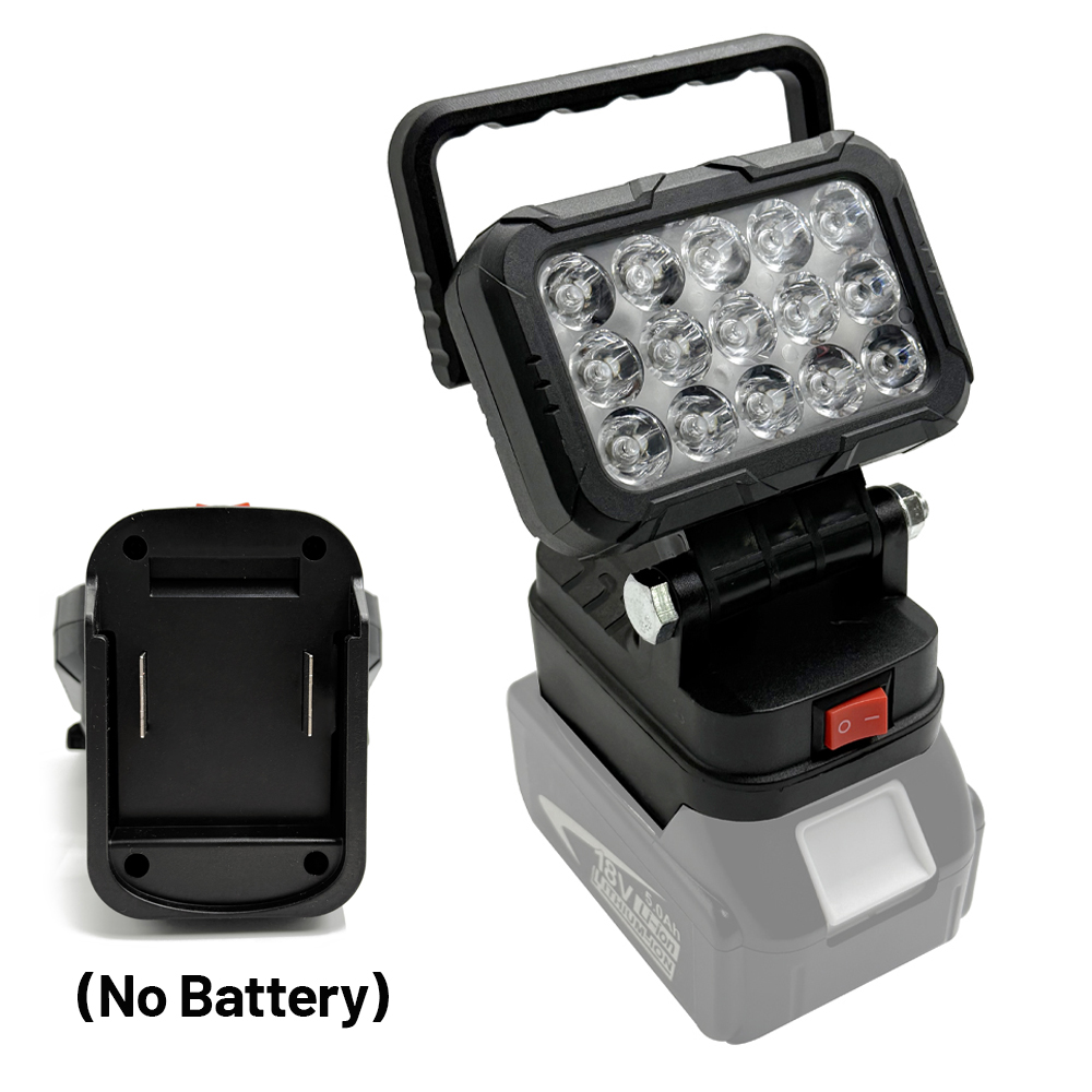 Power Tool Parts for Makita  BL1830 18V Lithium Battery LED Work Lights Lamp Hand Lantern Spotlight Camping Emergency Lighting