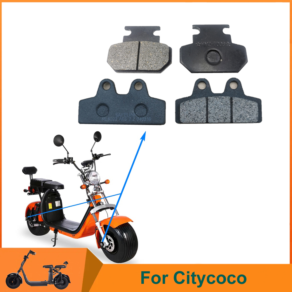Plaquette de frein avant et arrière pour scooter électrique Citycoco, pièces de rechange pour scooter chinois Halei