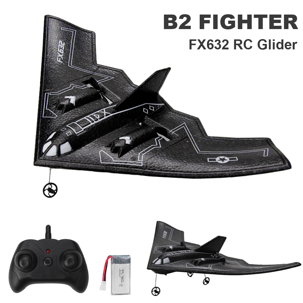 B2 RC Plane 2CH FX632 Remote Control Glider 2.4G 34cm Wingspan Airplane Aircraft Drone Toys for Adults Birthday Gifts