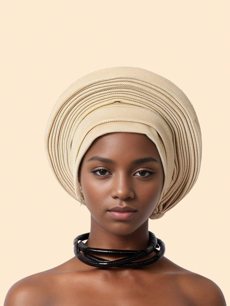 Turban africain élégant pour femmes, idéal pour les mariages et les fêtes