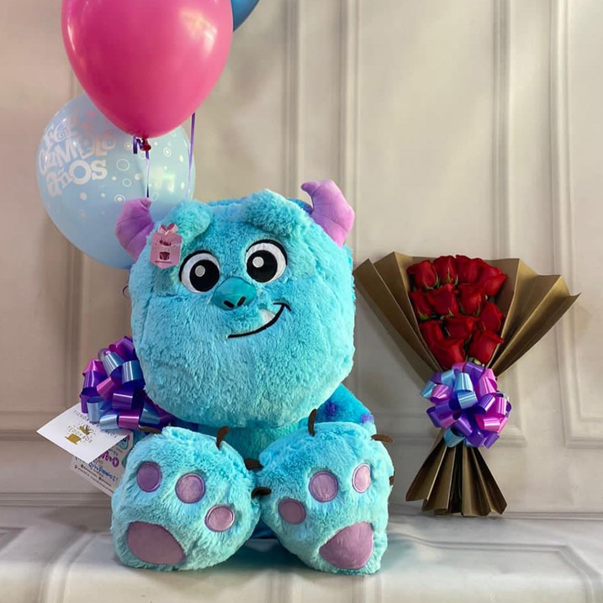 Monster-PlĂŒschtier, Sitzposition, 26 cm, Baby-Sullivan-PlĂŒschtier, weiche Kinderpuppe, Geburtstagsgeschenk fĂŒr Jungen und MĂ€dchen