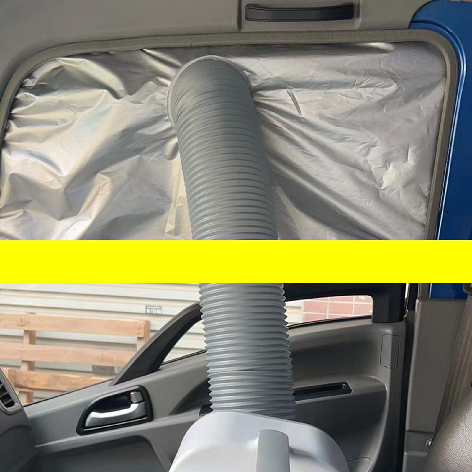 Couverture de fenêtre de tuyau de climatiseur de véhicules, pièces de gril épaisses et douces, couverture d'ombrage, protection solaire pour voitures SUV
